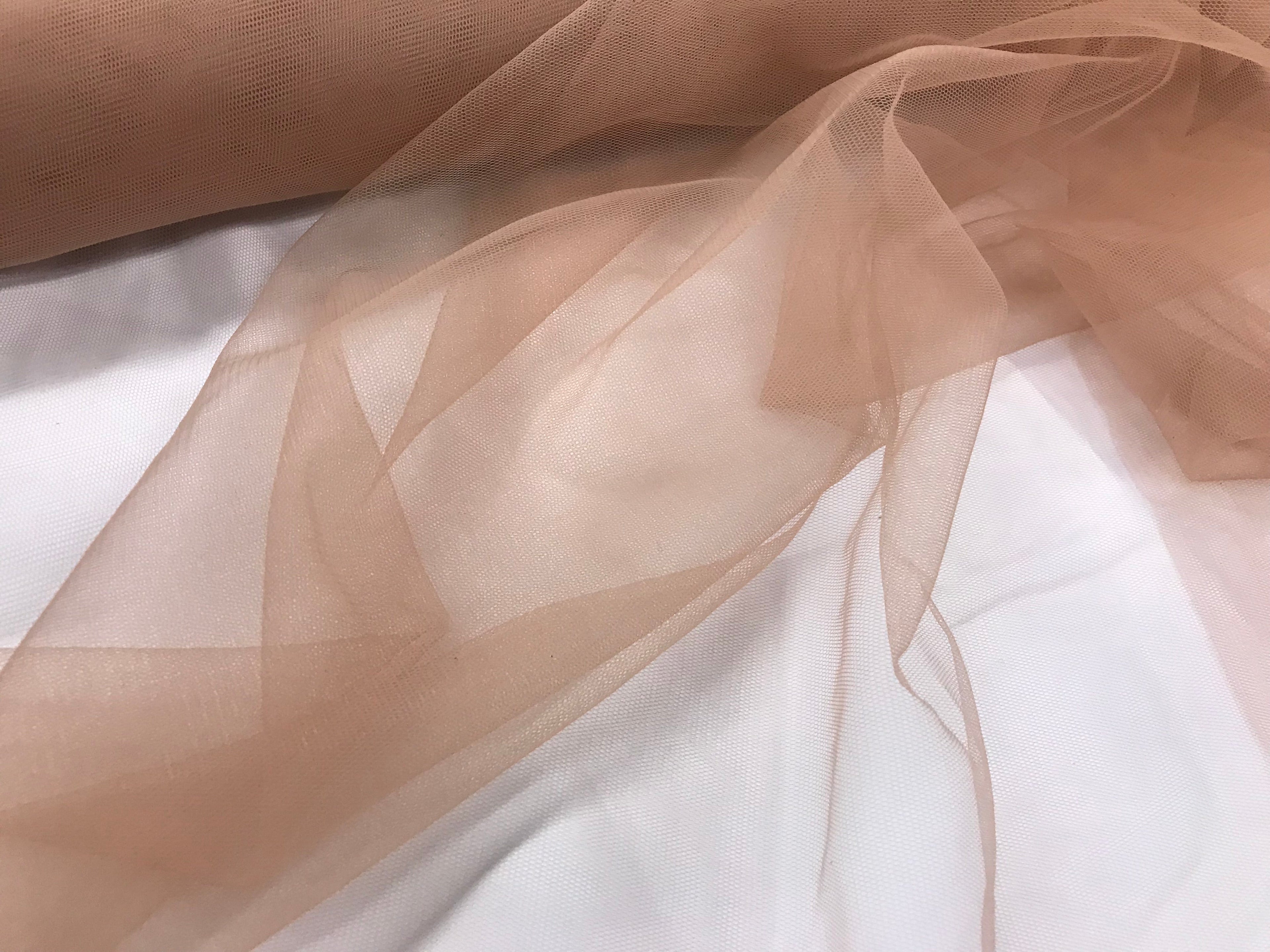 Mesh Fabric By The Yard - Nude - 2 Way Stretch Apparel Fabric  58"/60"