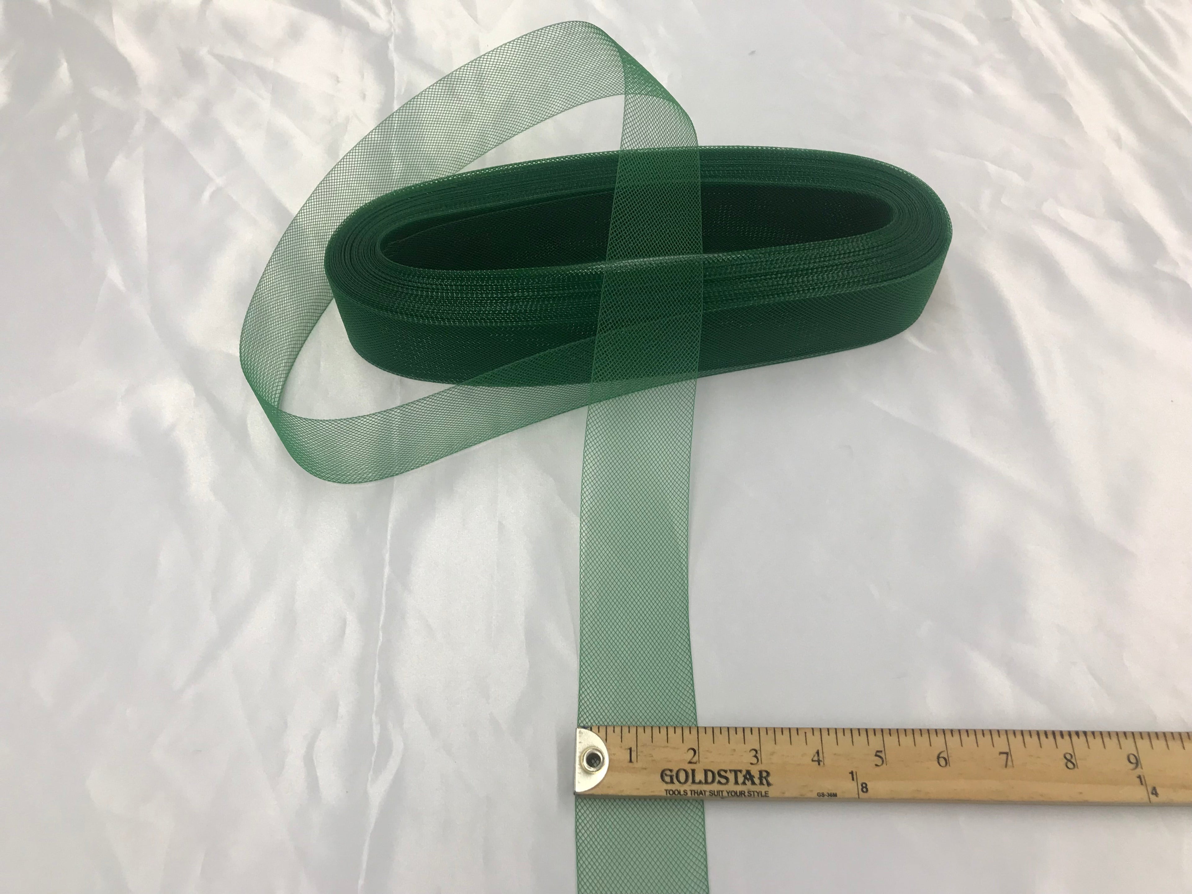 50 Yards 2 Inches - HUNTER GREEN - Crinoline Horsehair Braid Trim-Wedding-Prom-Decorations