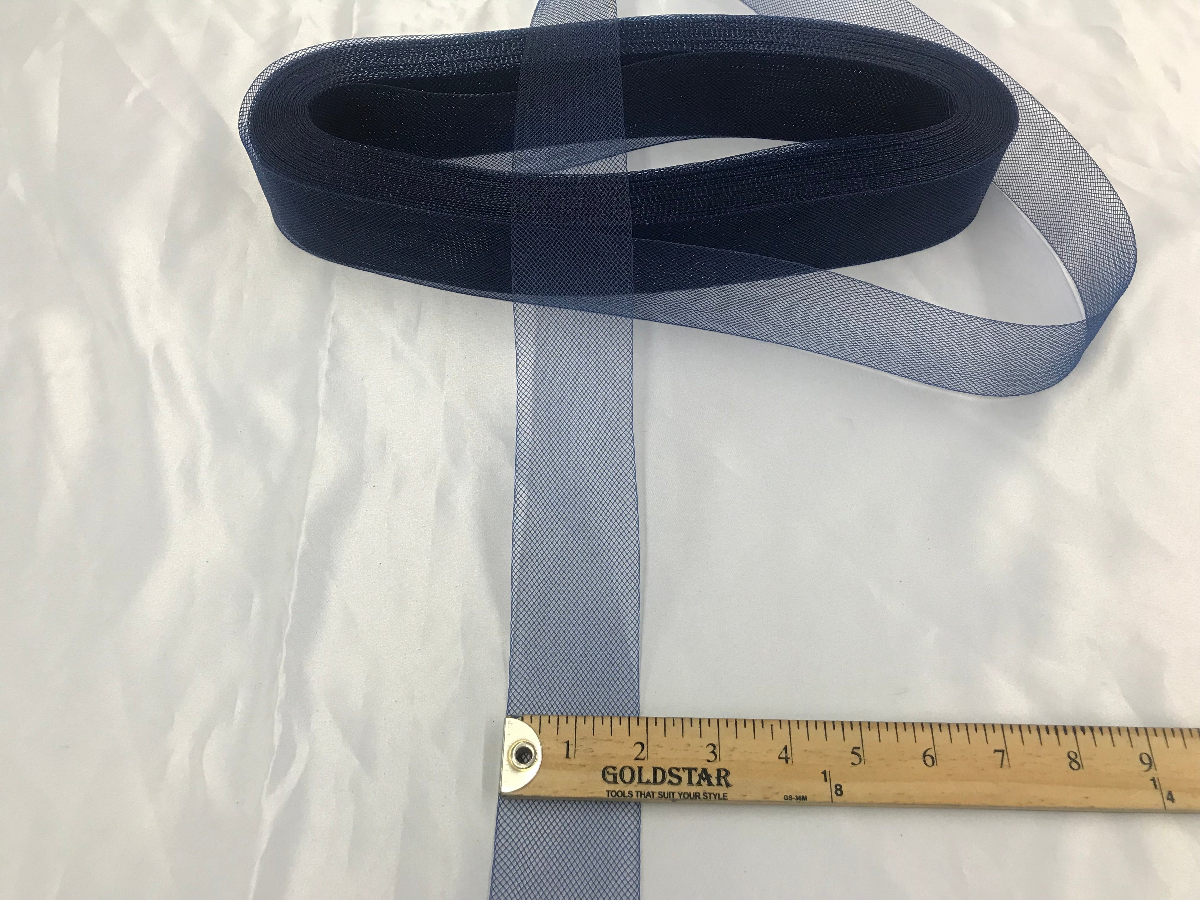 10 Yards 2 Inches - NAVY - Crinoline Horsehair Braid Trim-Wedding-Prom-Decorations