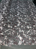 Leopard Sequins Fabric - Dusty Rose Animal Print Shiny Sequins Design 2 Way Stretch Sold By Yard