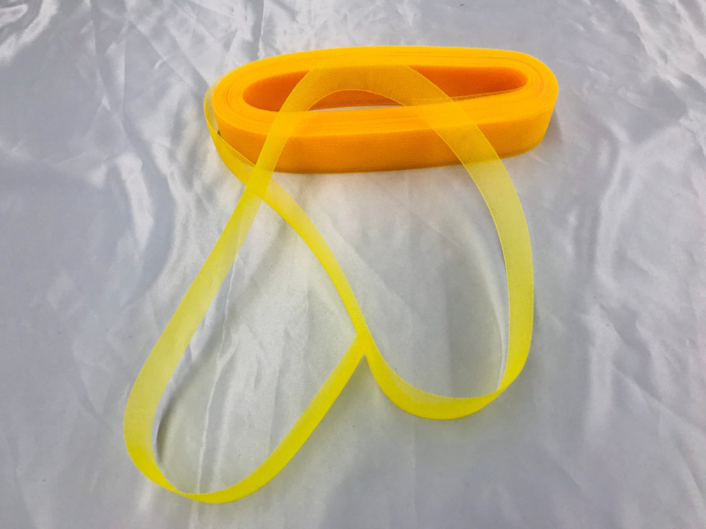 10 Yards 2 Inches - YELLOW - Crinoline Horsehair Braid Trim-Wedding-Prom-Decorations