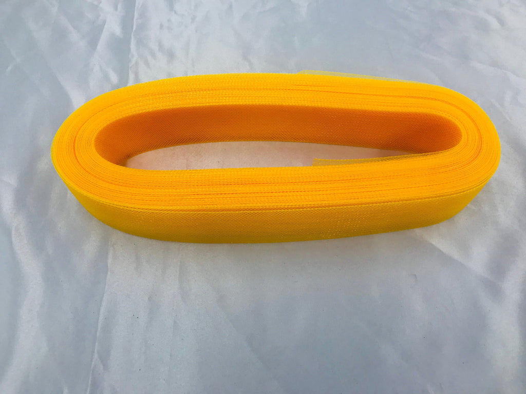 50 Yards 2 Inches - YELLOW - Crinoline Horsehair Braid Trim-Wedding-Prom-Decorations