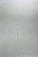 Fancy Damask Lace Fabric - Ivory - Embroidered Damask Design Mesh on Lace Fabric by Yard