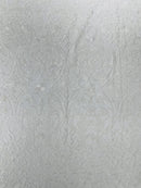 Fancy Damask Lace Fabric - Ivory - Embroidered Damask Design Mesh on Lace Fabric by Yard