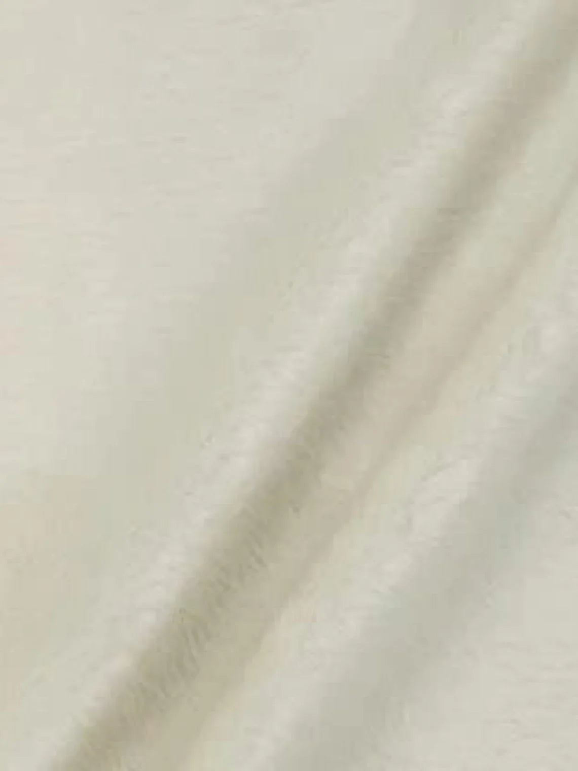 Minky Fur 3.mm Pile Fabric - Ivory - 60" Soft Blanket Minky Fabric by the Yard