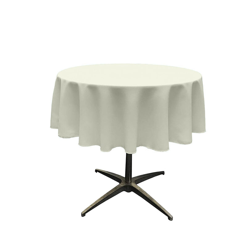 42" Solid Round Tablecloth - Over Lay Round Table Cover for Events Available in Different Sizes