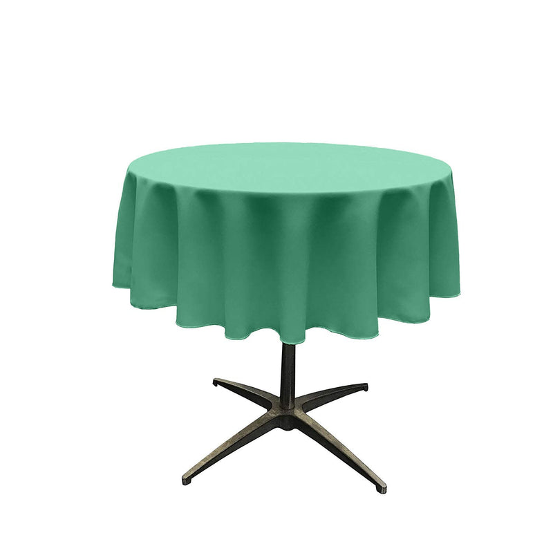 51" Solid Round Tablecloth - Over Lay Round Table Cover for Events Available in Different Sizes