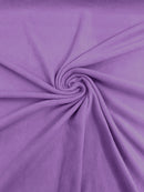 58" Soft Solid Polar Fleece Fabric - Lavender - Anti-Pill Soft Polar Fleece Fabric Sold by Yard