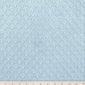 Minky Dimple Dot Fabric - Light Blue - Soft Cuddle Minky Dot Fabric 58/59" by the Yard