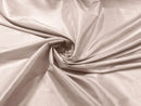 58" Solid Taffeta Fabric - Light Champagne - Solid Taffeta Fabric for Fashion / Crafts Sold by Yard