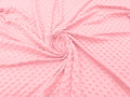 60" Minky Fur 3.mm Pile Fabric - Soft Blanket Minky Dot Fabric by the Yard (Pick Color)
