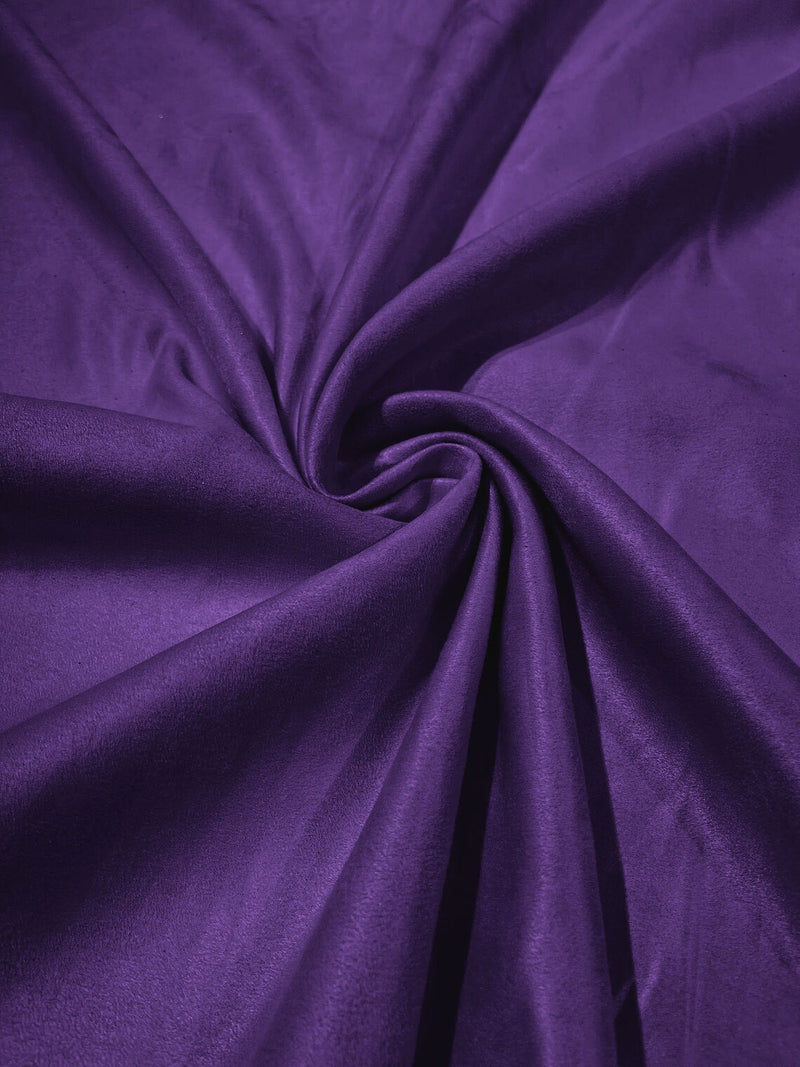 Faux Suede Fabric - Light Plum - 58" Polyester Micro Suede Fabric for Upholstery / Tablecloth/ Costume By Yard
