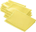 18" x 18" Polyester Poplin Napkins - Light Yellow - Solid Rectangular Polyester Napkins