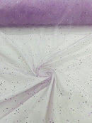Sparkling Glitter Tulle Fabric - Sparkling Glitter Tulle Mesh Fabric Sold By Yard
