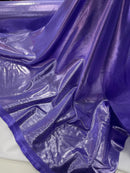 Foil Metallic Spandex Fabric - Lilac - Shiny Metallic Foil Spandex Fabric by Yard