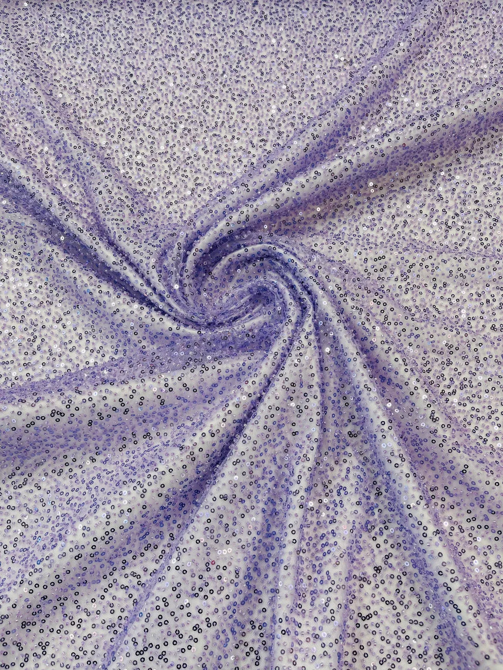 3D Beaded Lace Fabric - Lilac - Heavy Embroidery Handmade Lace, Beaded Fabric By Yard