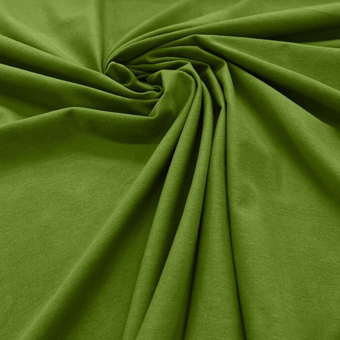  Cotton Jersey Lycra Spandex Knit Stretch Fabric 58/60 Wide (1  Yard, White)
