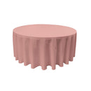 72" Round Drape Solid Tablecloth - Round Full Table Cover 3 Part Stitched Available in 84 Colors