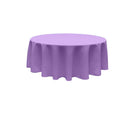90" Round Tablecloth - Solid Polyester Round Full Table Cover Available in Different Colors