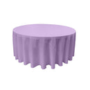 90" Round Drape Solid Tablecloth - Round Full Table Cover 3 Part Stitched Available in 84 Colors
