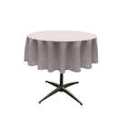 36" Solid Round Tablecloth - Over Lay Round Table Cover for Events Available in Different Sizes