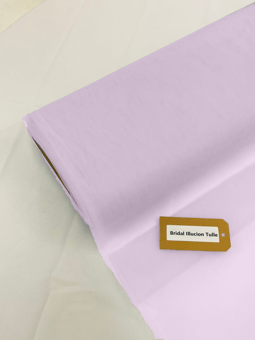 108" Tulle Illusion Fabric - Lilac - Premium Tulle Polyester Fabric Sold By Roll of 50 Yards