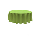 90" Round Tablecloth - Solid Polyester Round Full Table Cover Available in Different Colors