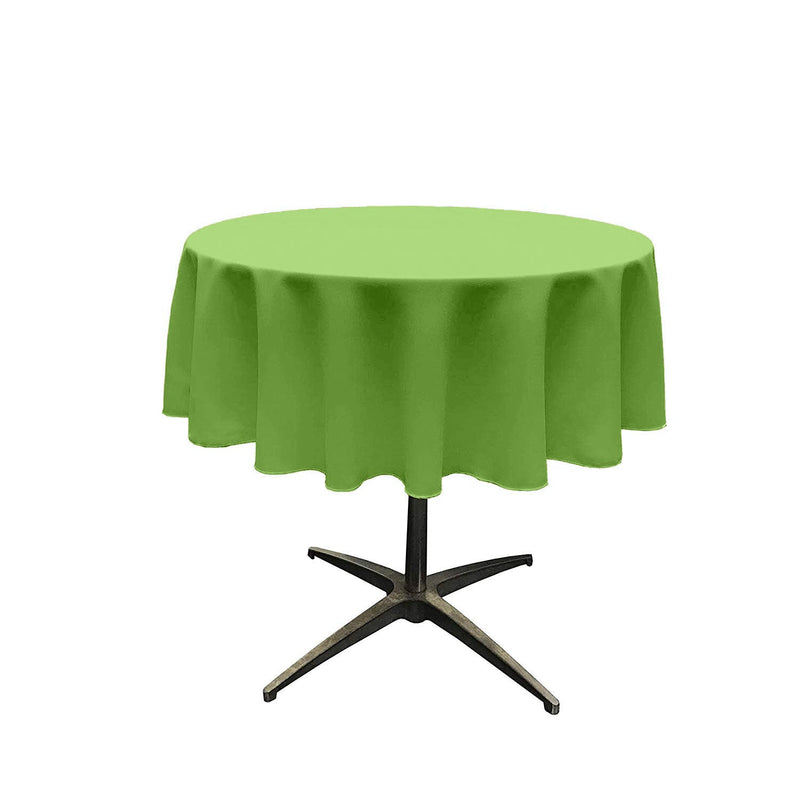 42" Solid Round Tablecloth - Over Lay Round Table Cover for Events Available in Different Sizes