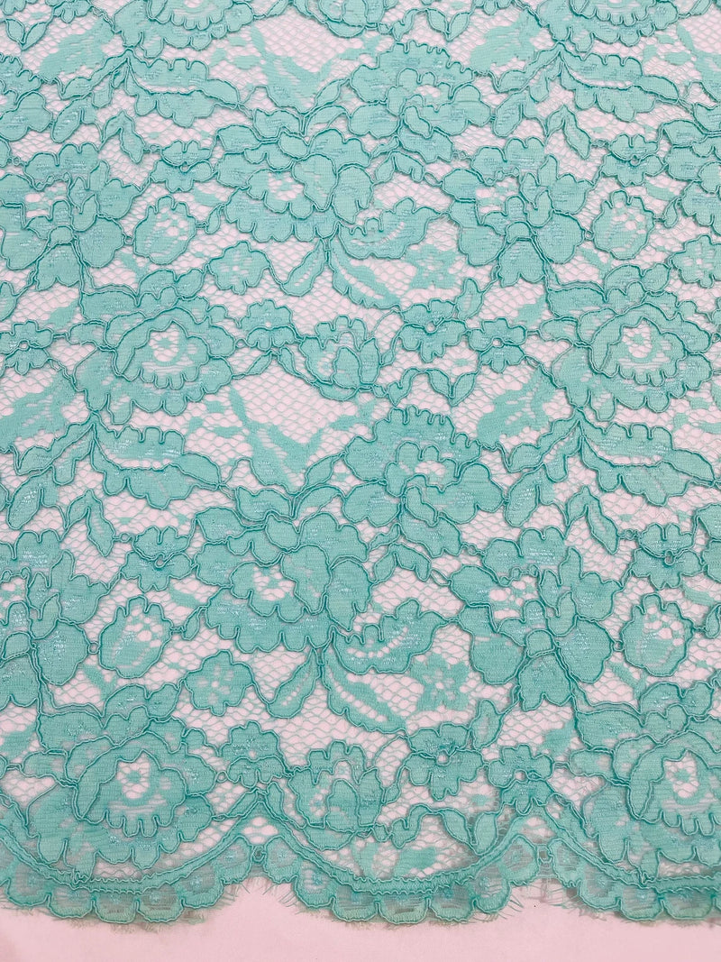 Mint lace discount fabric