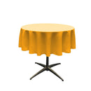 42" Solid Round Tablecloth - Over Lay Round Table Cover for Events Available in Different Sizes