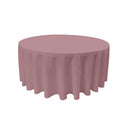 72" Round Drape Solid Tablecloth - Round Full Table Cover 3 Part Stitched Available in 84 Colors