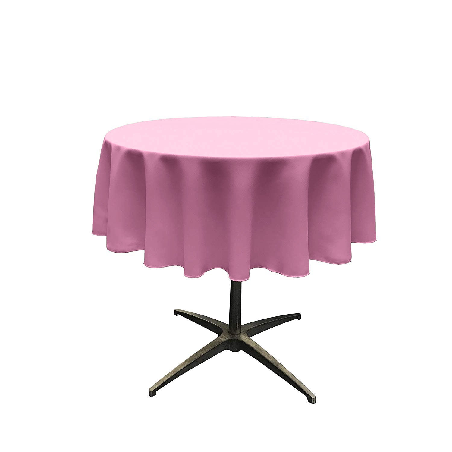 36" Solid Round Tablecloth - Over Lay Round Table Cover for Events Available in Different Sizes