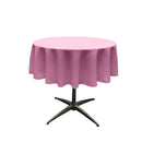 54" Solid Round Tablecloth - Over Lay Round Table Cover for Events Available in Different Sizes