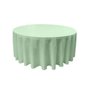 72" Round Drape Solid Tablecloth - Round Full Table Cover 3 Part Stitched Available in 84 Colors
