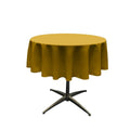 54" Solid Round Tablecloth - Over Lay Round Table Cover for Events Available in Different Sizes