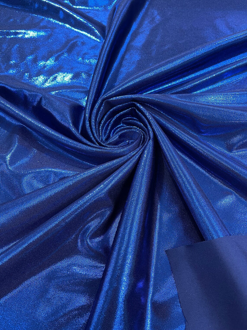 Purple Iridescent Foggy Shiny Foil Metalic on Spandex Fabric Sold