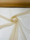 Illusion Mesh Sheer Fabric - Nude #2 - 60" Wide Illusion Mesh Fabric Sold By The Yard