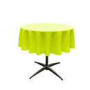42" Solid Round Tablecloth - Over Lay Round Table Cover for Events Available in Different Sizes