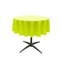 54" Solid Round Tablecloth - Over Lay Round Table Cover for Events Available in Different Sizes