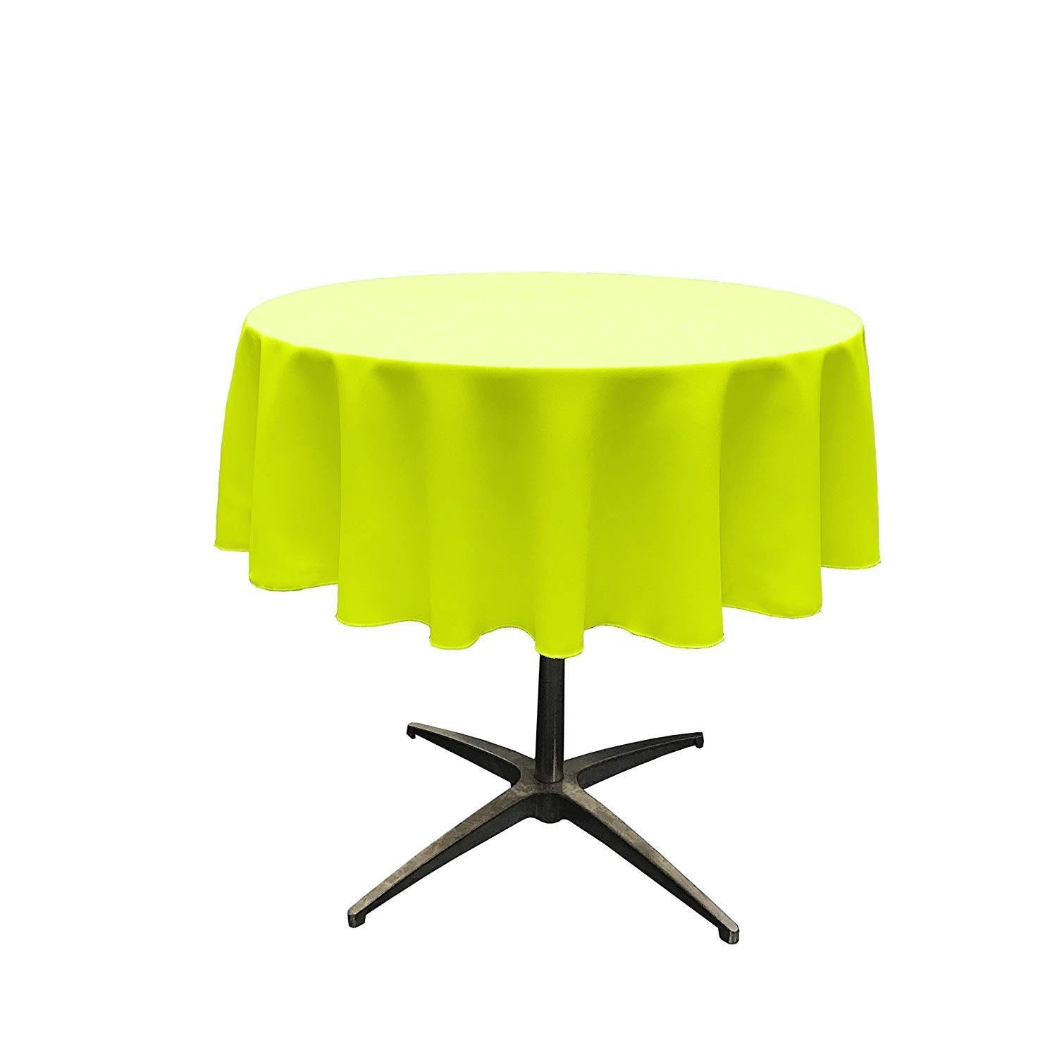 48" Solid Round Tablecloth - Over Lay Round Table Cover for Events Available in Different Sizes