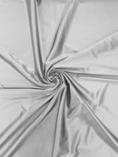 60" Heavy Shiny Satin Fabric - Off-White - Stretch Shiny Satin Fabric Sold By Yard