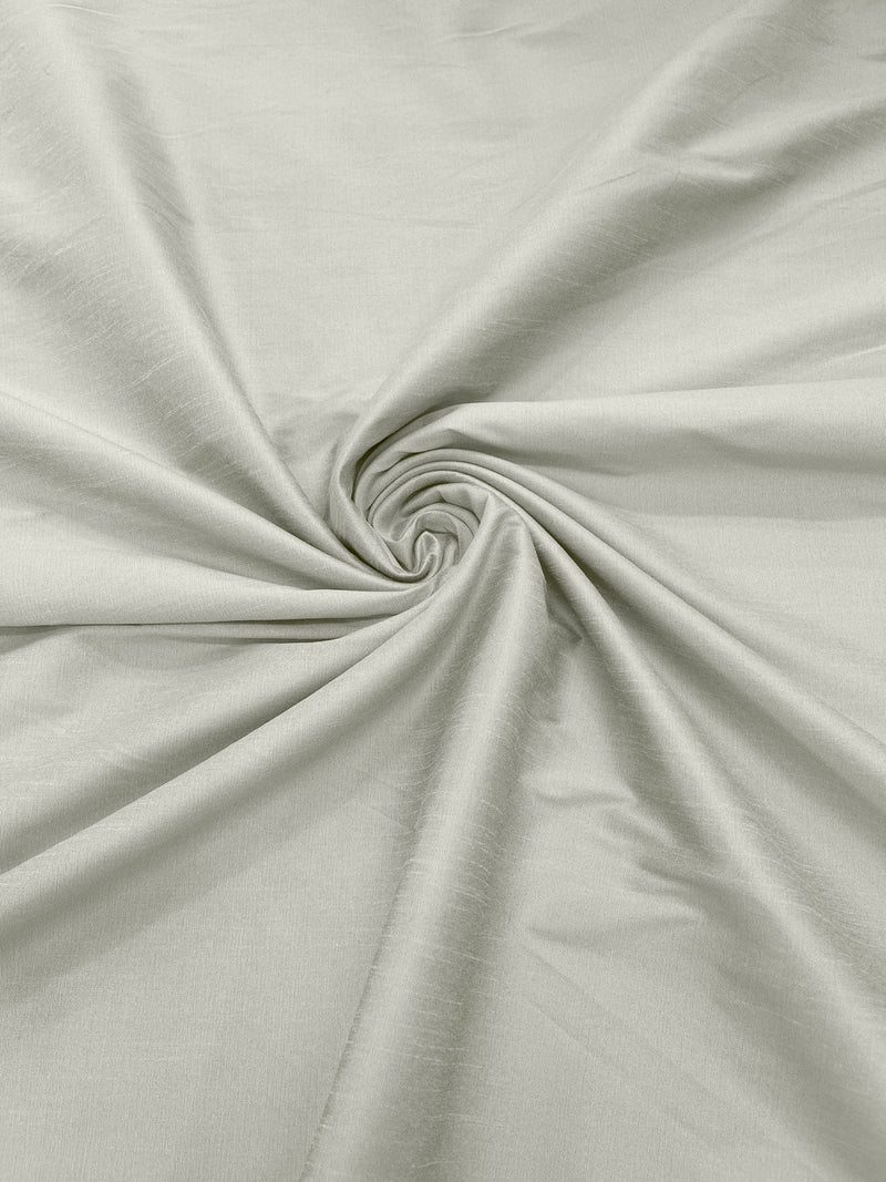 Polyester Dupioni Silk Fabric - 60" Multi-Use Silk Dupioni Polyester Fabric Sold By The Yard