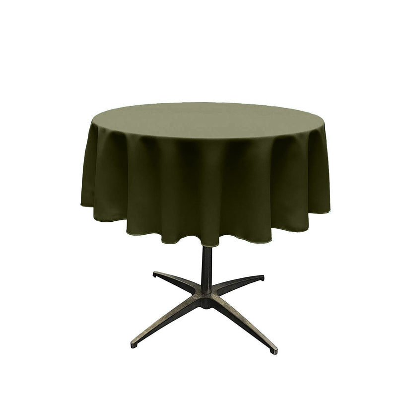 45" Solid Round Tablecloth - Over Lay Round Table Cover for Events Available in Different Sizes