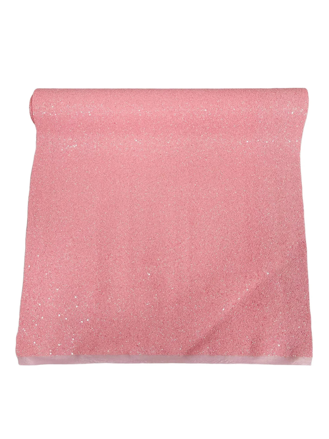 Chunky Glitter Vinyl - Pink - 54" Wide Crafting Glitter Vinyl Fabric Sold By The Yard