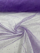 Sparkling Glitter Tulle Fabric - Sparkling Glitter Tulle Mesh Fabric Sold By Yard