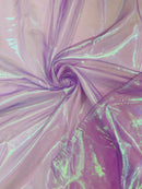 Pearl Iridescent Organza - Purple - 58" Sheer Organza Fabric for Fashion, Decor, Craft By Yard