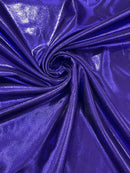 Foil Metallic Spandex Fabric - Purple - Shiny Metallic Foil Spandex Fabric by Yard
