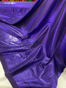 Foil Metallic Spandex Fabric - Purple - Shiny Metallic Foil Spandex Fabric by Yard