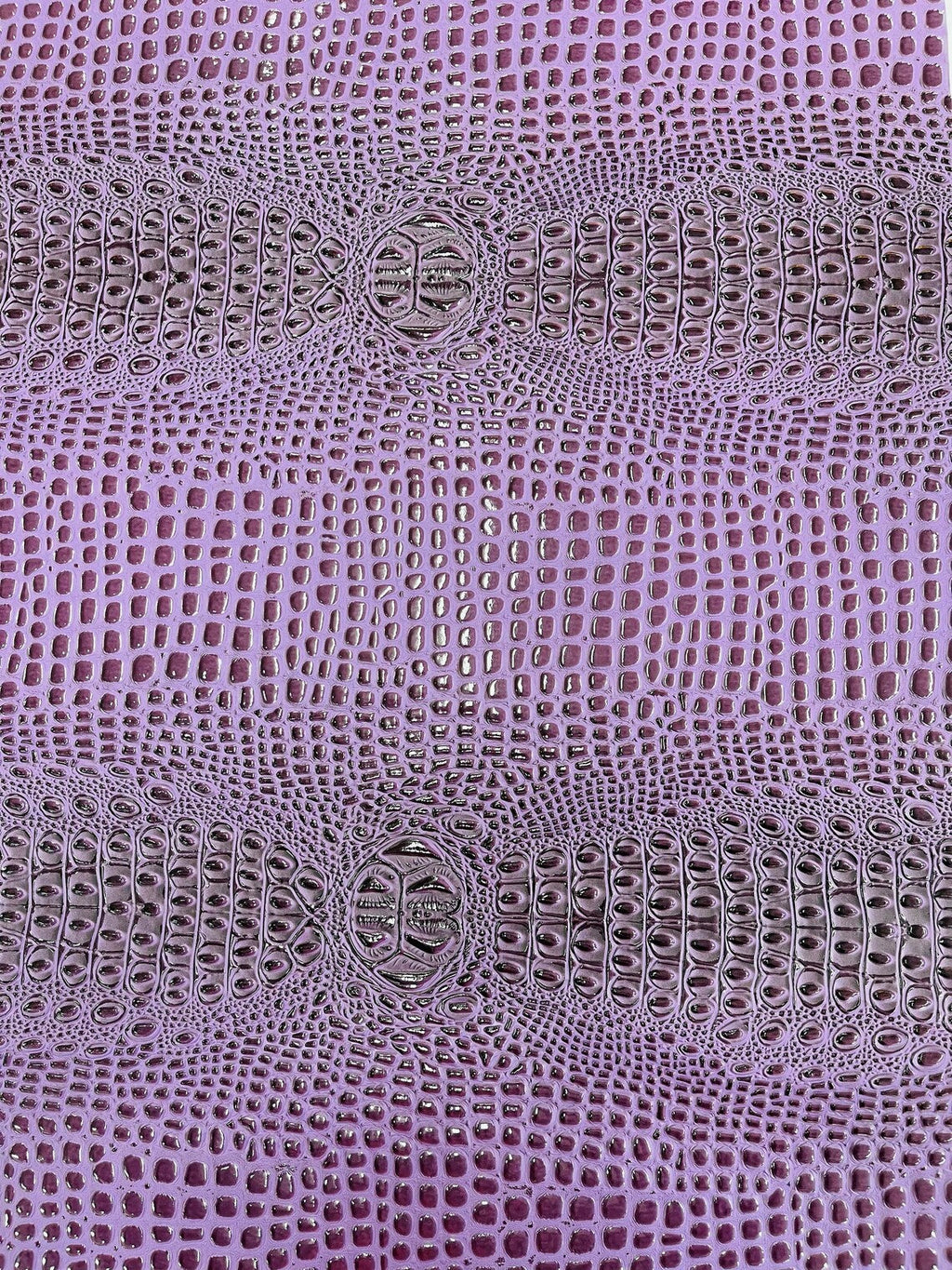 Gator Embossed Vinyl Leather Fabric - Different Colors - Sold By The Yard
