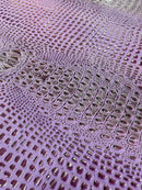 Gator Embossed Vinyl Leather Fabric - Purple - Faux Gator Skin Vinyl Fabric Sold By Yard